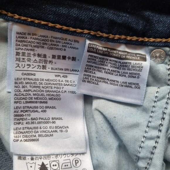 Levi's 725 High Rise Bootcut Jeans Size 30 - Picture 3 of 7